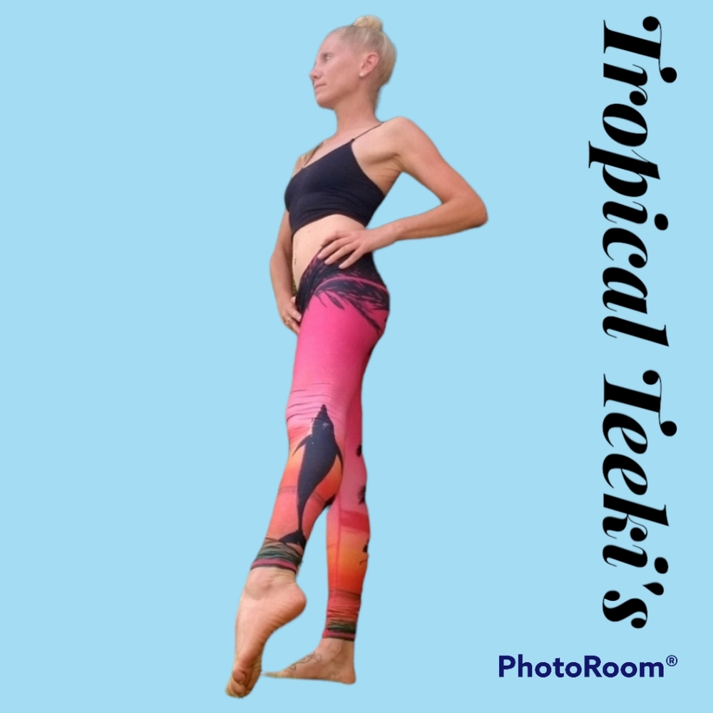 Teeki "love the adventure" yoga leggings